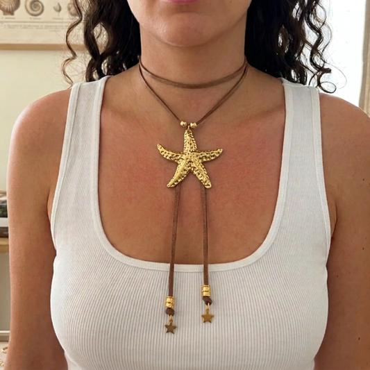 Cordón Star con terminales doradas