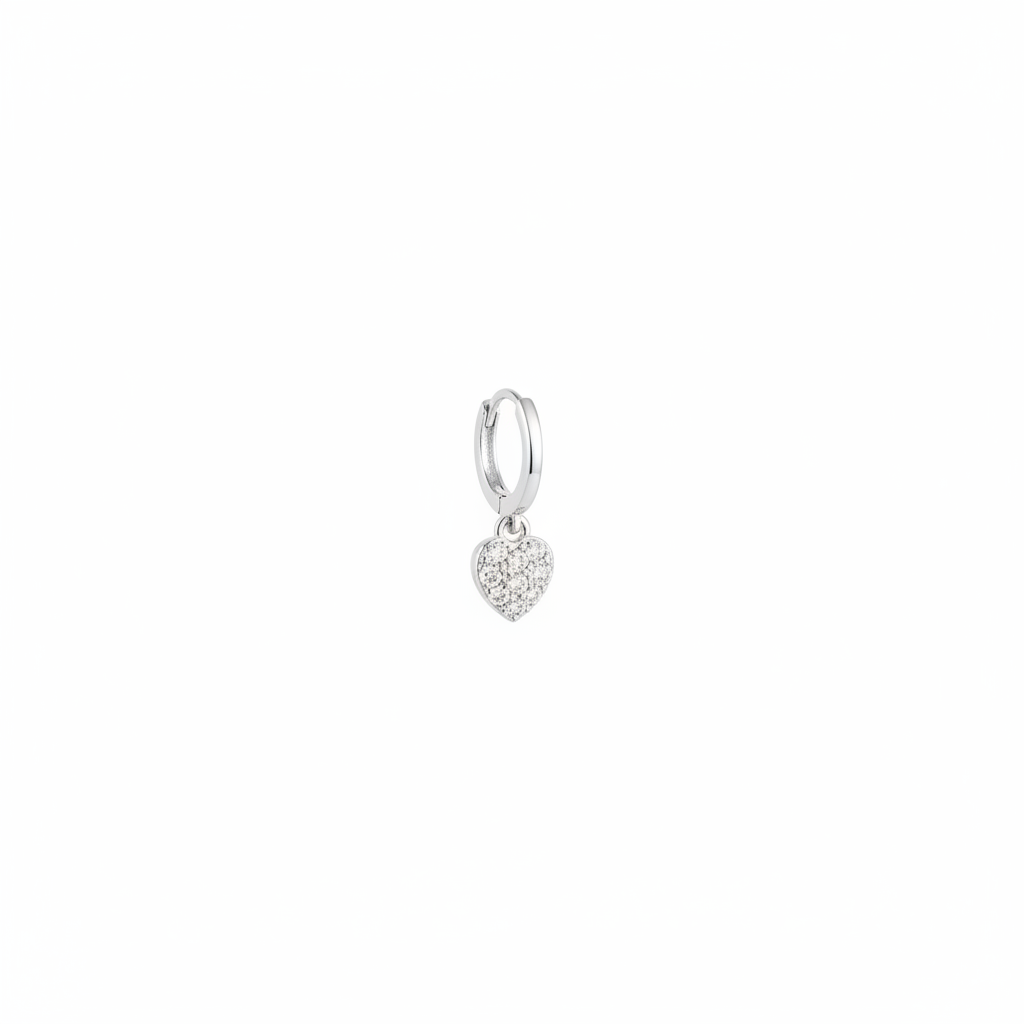 Solitario Corazón Cubic