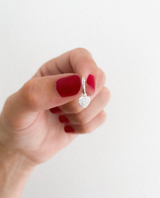 Solitario Corazón Cubic