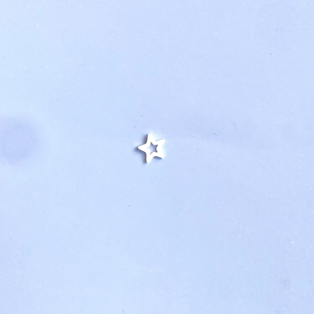 Mini Estrella Acero bco